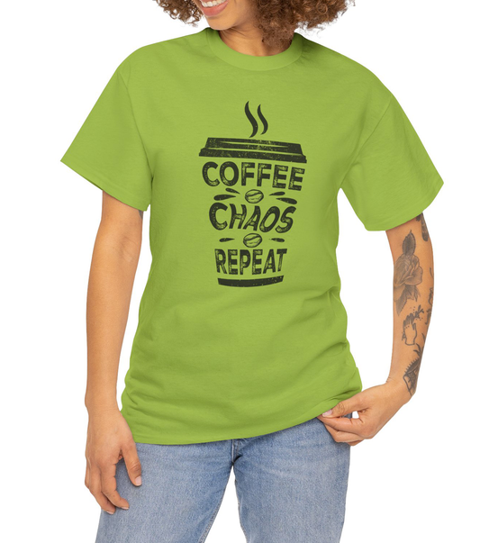 Coffee Chaos Repeat - Unisex Tee
