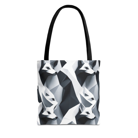 Geometric Fox Tote Bag - Eco-Friendly