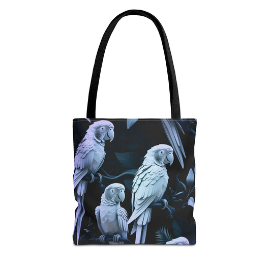 Geometric Parrots Tote Bag,  Eco-friendly