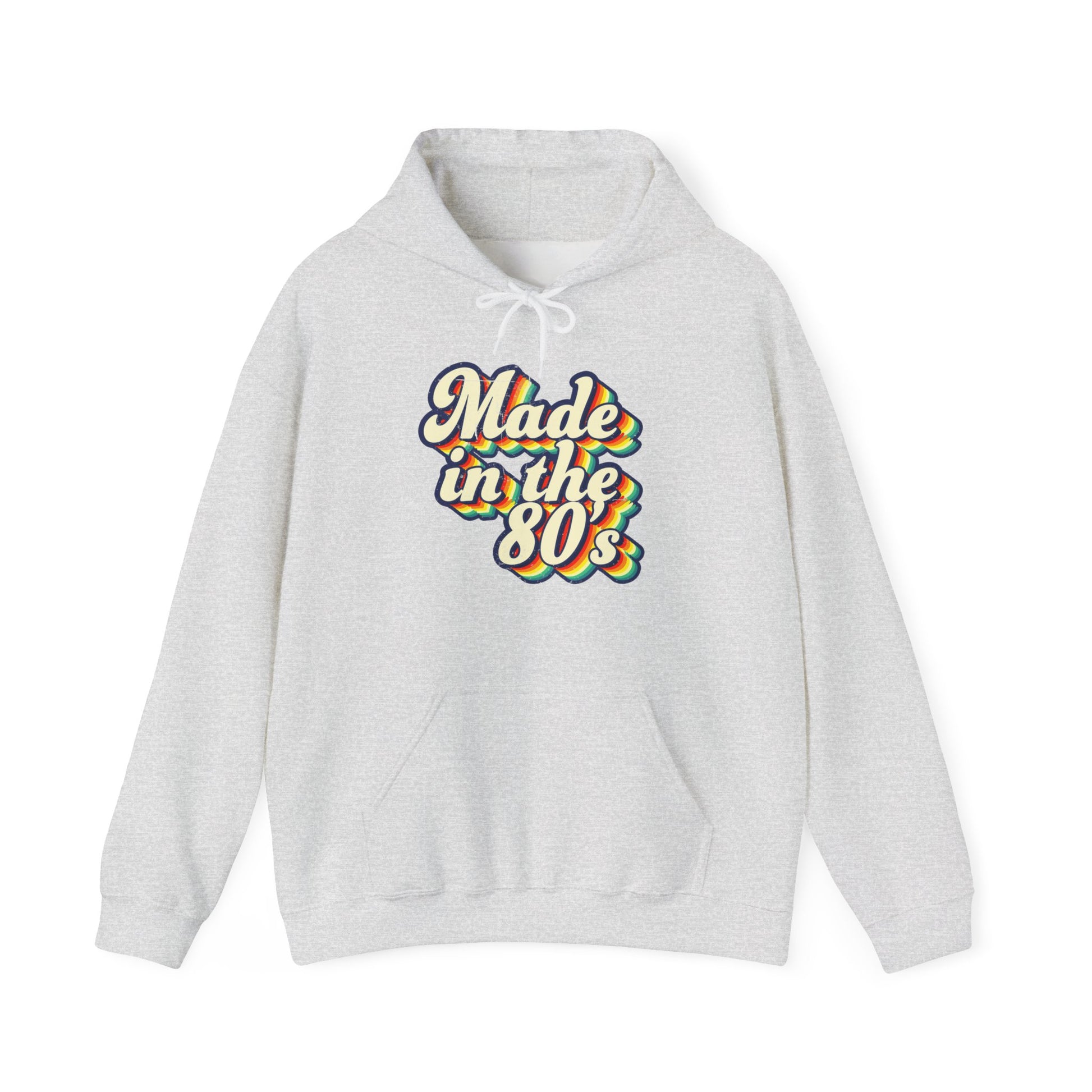 Ash Made in the 80s vintage style Hoodie for any Gen Z adults born in the 80's BimBangDesign