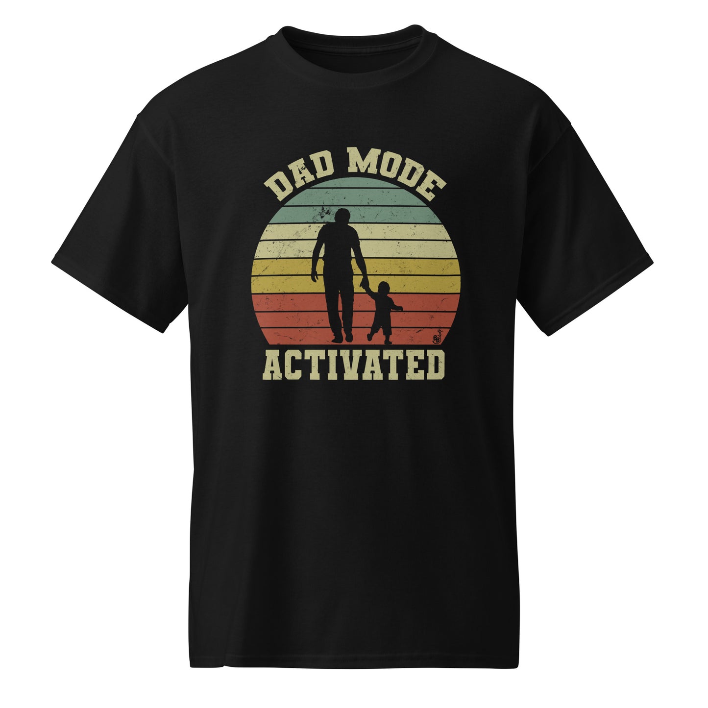 Black Dad Mode Activated T-shirt for all father with child BimBangDesign
