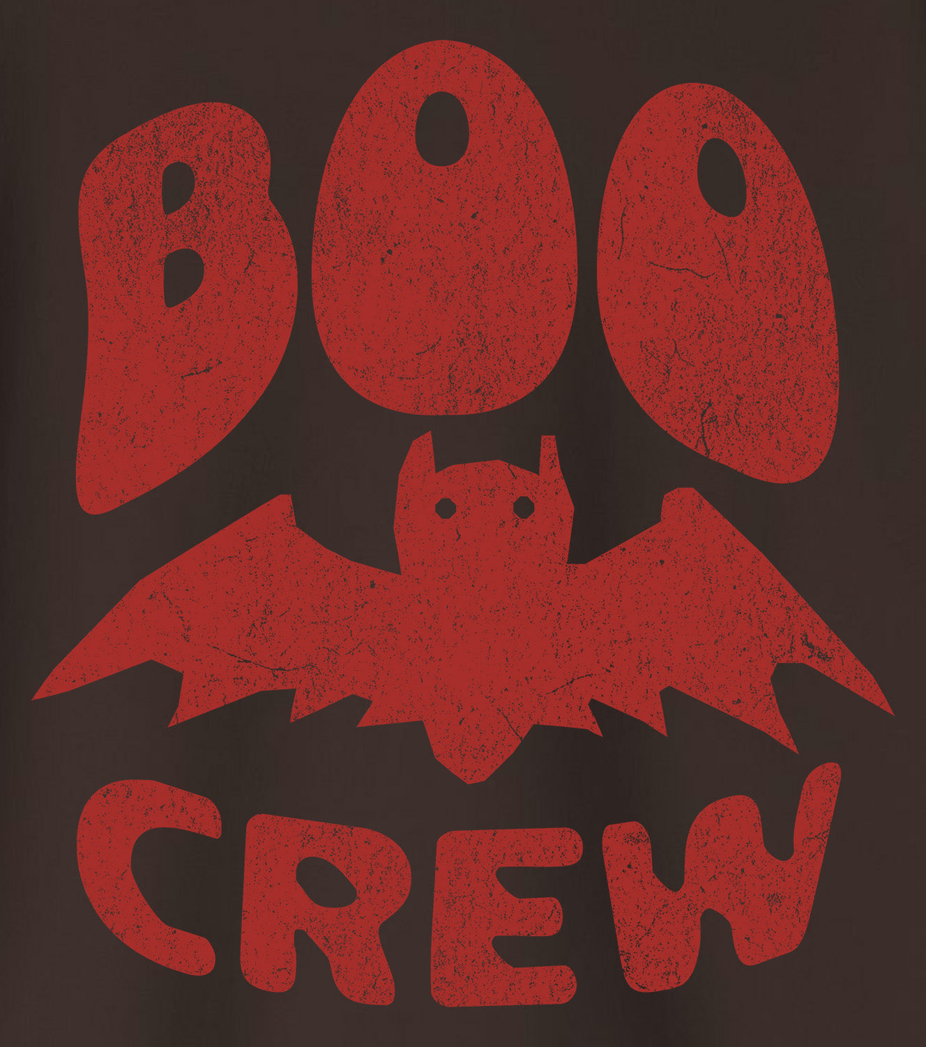 Boo Crew Halloween hoodie details of a cute bat illustration – cozy unisex fall pullover by BimBangDesign