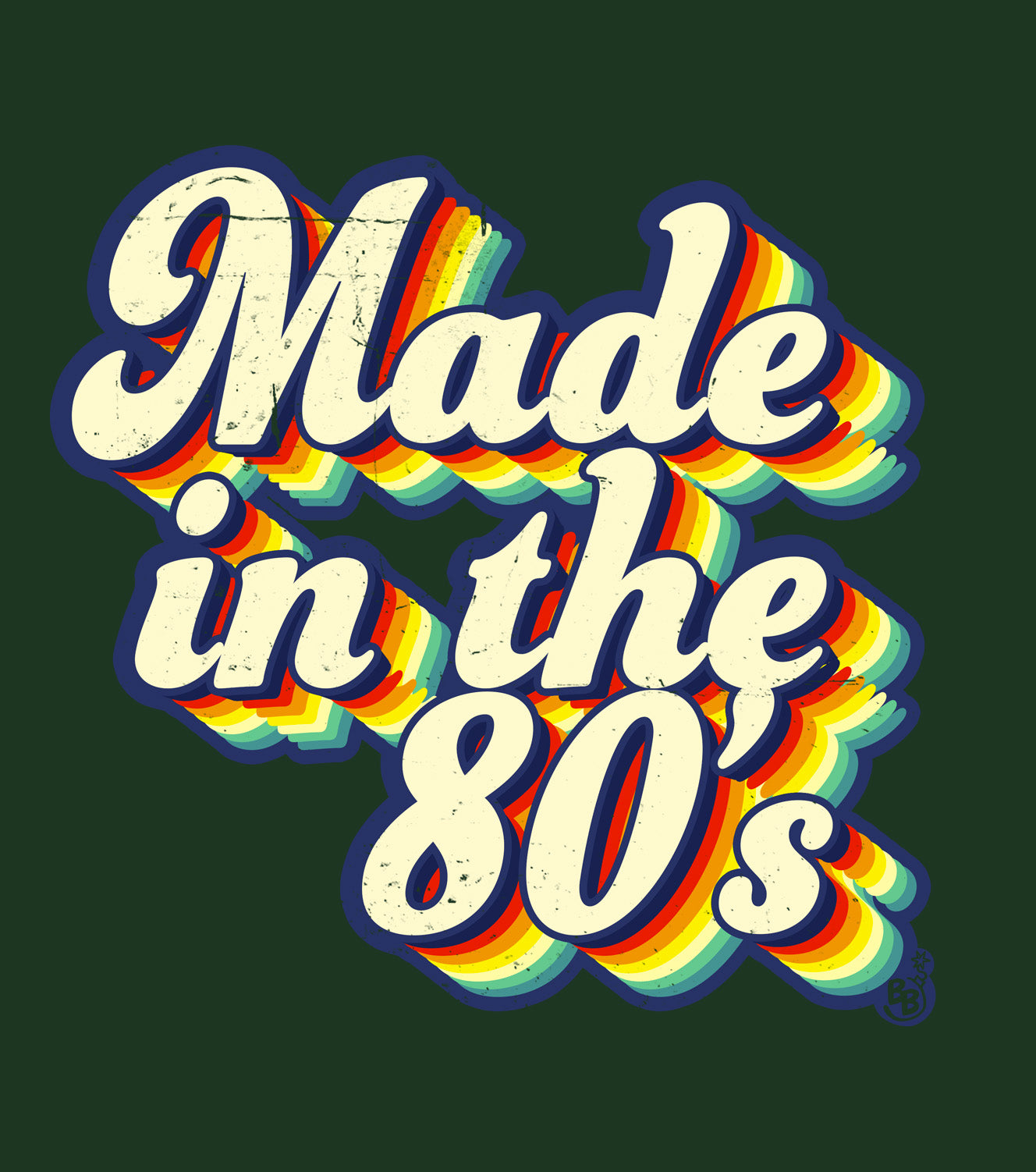 Made in the 80s vintage style T-shirt Details