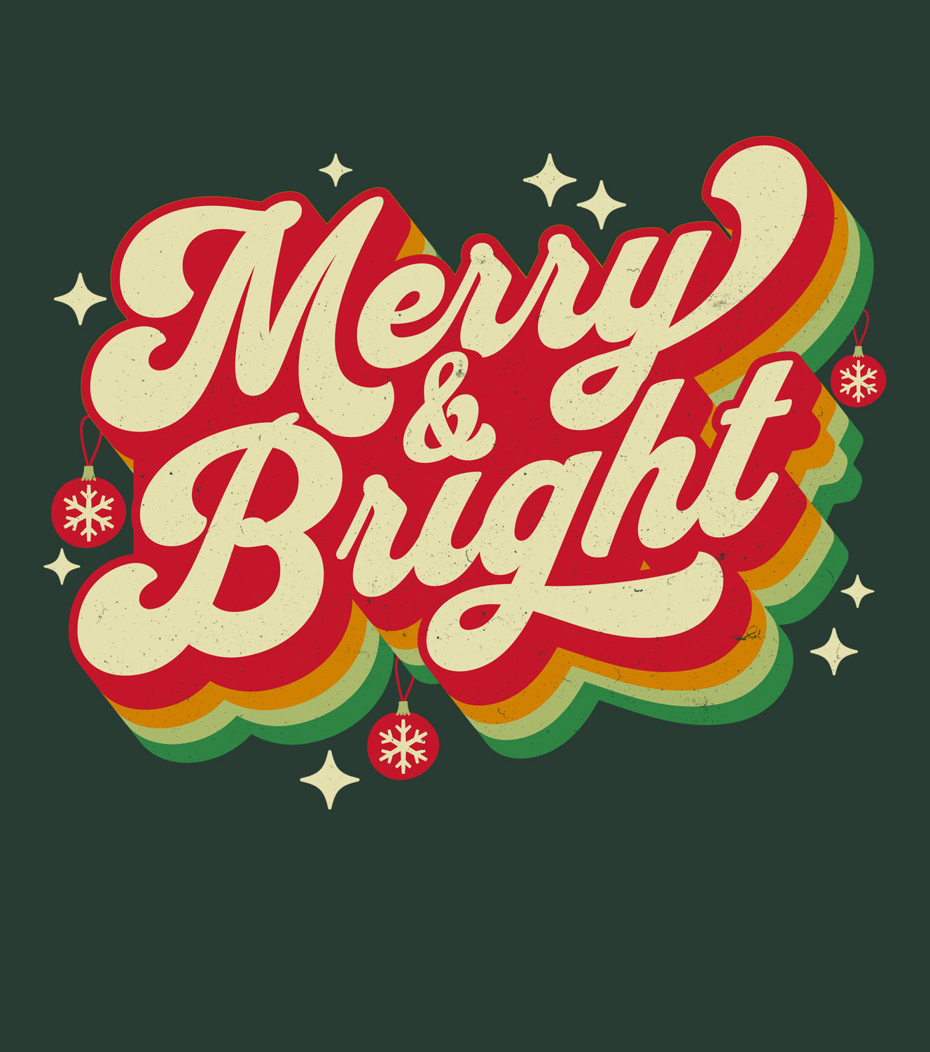 Cozy Unisex Christmas hoodie with warm fleece and festive “Merry & Bright” print  details  BimBangDesign